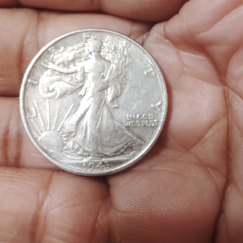 1943 Half Dollar No Mint Mark Silver In Cod We Trust Double Die Ms65 Id Say